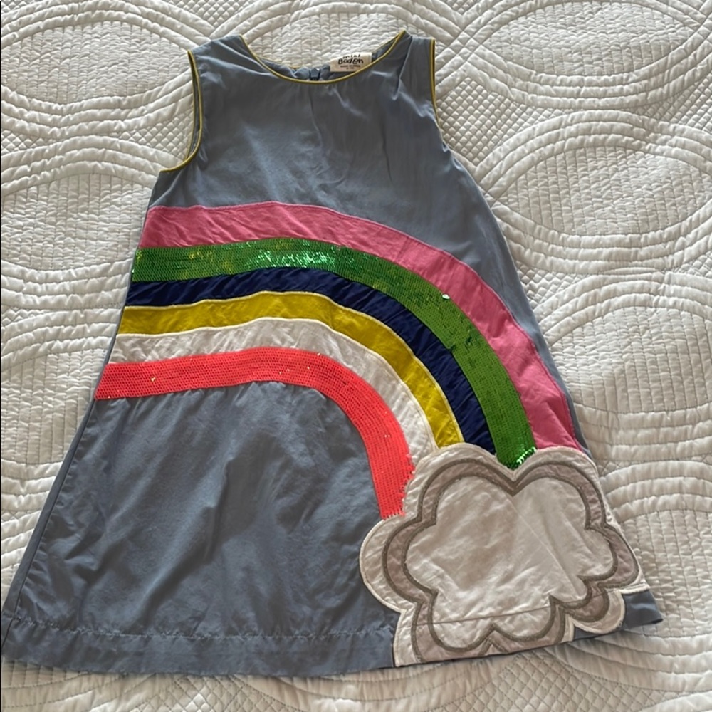 Mini Boden rainbow dress